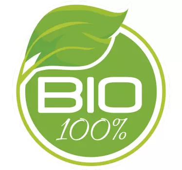 Muurstickers gezondheid 100% bio - TenStickers