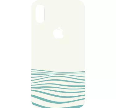 Golven concept iPhone sticker - TenStickers
