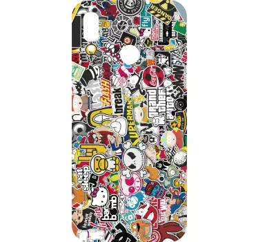graffiti design huawei sticker - TenStickers