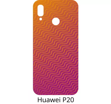 Huawei sticker golvende kleurindeling - TenStickers
