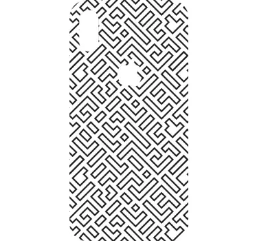 Iphone sticker geometrisch patroon stijl - TenStickers