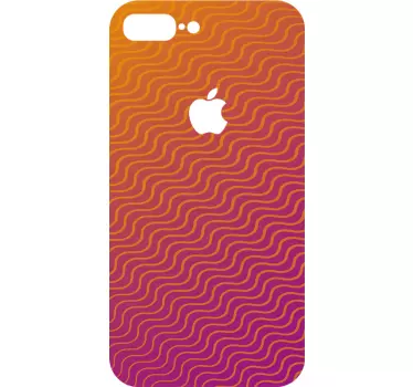 Iphone sticker golvende arrangementsstijl - TenStickers