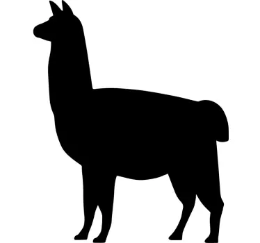 lama iPhone sticker - TenStickers