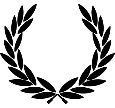 Lauwerkrans Muursticker - TenStickers