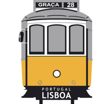 Locatie sticker tramontana ontwerp lissabon - TenStickers