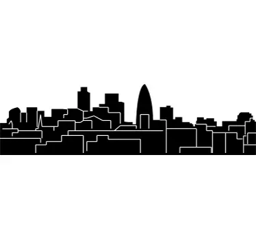 London Skyline Sticker - TenStickers