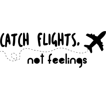 Tienerkamer Muursticker Catch Flights - TenStickers
