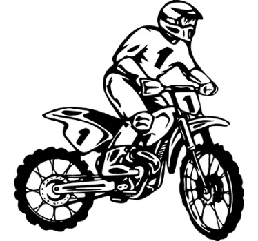 Motorsport Muursticker - TenStickers