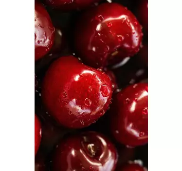 Vers fruit koelkast sticker - TenStickers