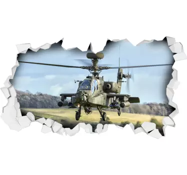 Wanddecoratie stickers oorlogs helikopter leger - TenStickers