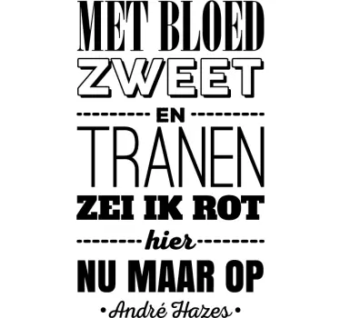 Muursticker André Hazes - TenStickers