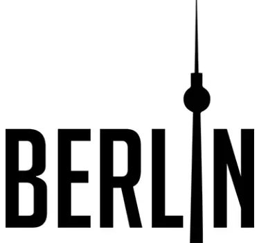 Muursticker Berlijn. - TenStickers