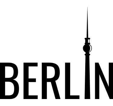 Muursticker Berlin - TenStickers