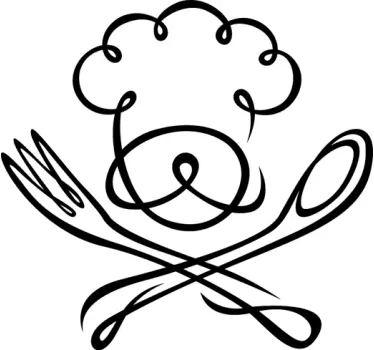 Muursticker keuken chef - TenStickers