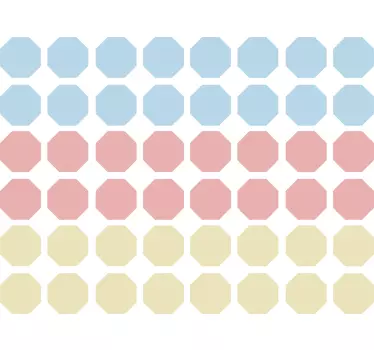 Muursticker kinderkamer Cirkels Pastel - TenStickers