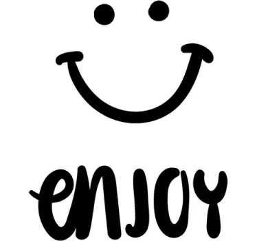 Tekst sticker enjoy - TenStickers