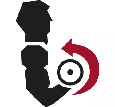 Muursticker Fitness biceps - TenStickers