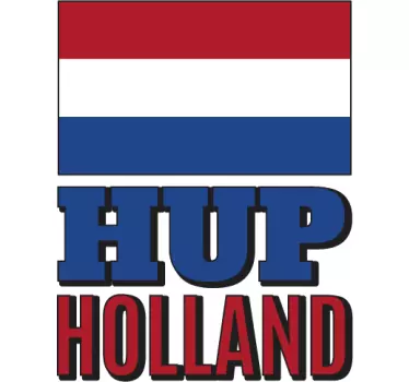 Muursticker Hup Holland - TenStickers