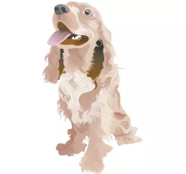 Muursticker kinderkamer dieren met hond - TenStickers