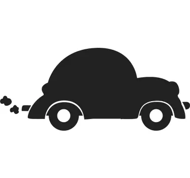 Muursticker krijtbord auto - TenStickers
