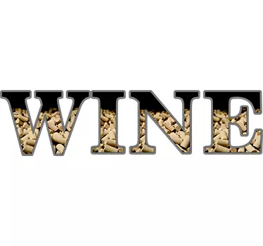 Muursticker kurken wine - TenStickers