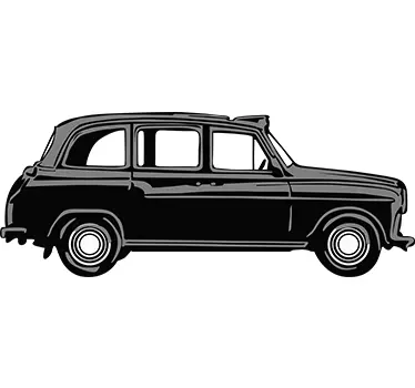 Muursticker Londen Taxi - TenStickers