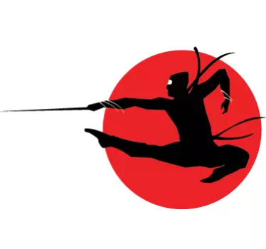 Muursticker Ninja - TenStickers