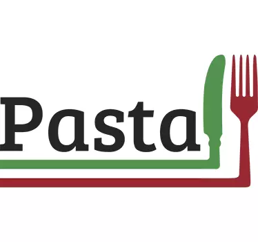 Muursticker Pasta Italië - TenStickers