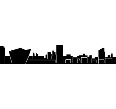 Muursticker Skyline Belfast - TenStickers