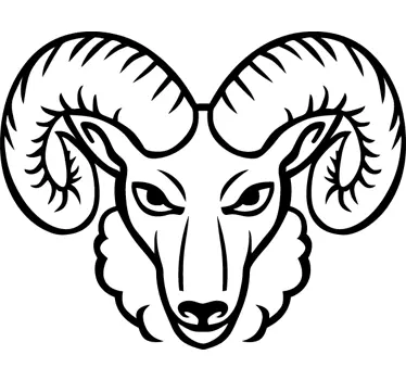 Muursticker Sterrenbeeld Steenbok - TenStickers
