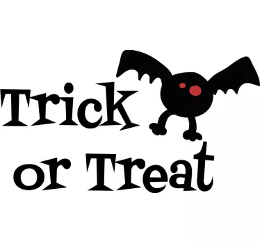 Deursticker Trick or Treat - TenStickers