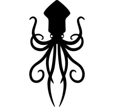 Octopus Muursticker - TenStickers