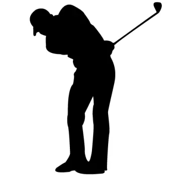Professionele golf sticker - TenStickers