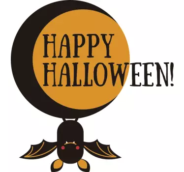 Happy Halloween sticker - TenStickers