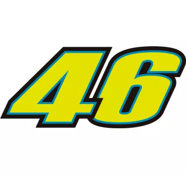 Rossi motor iPhone sticker - TenStickers