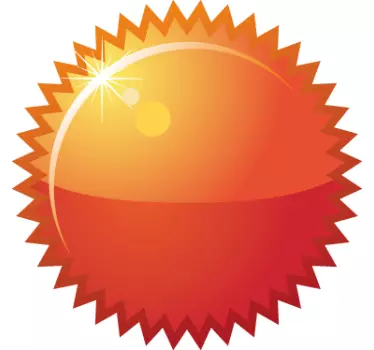 Sale sticker rood - TenStickers