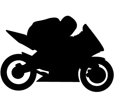 Silhouette motor sticker - TenStickers