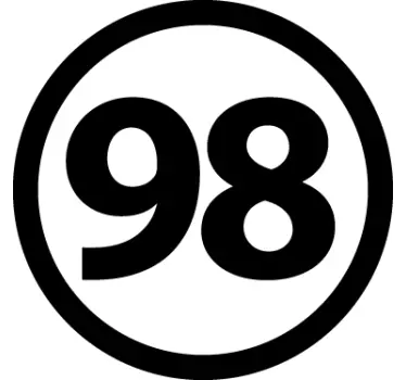 Decoratie stickers auto euro 98 - TenStickers