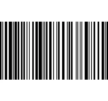 Sticker decoratie barcode - TenStickers