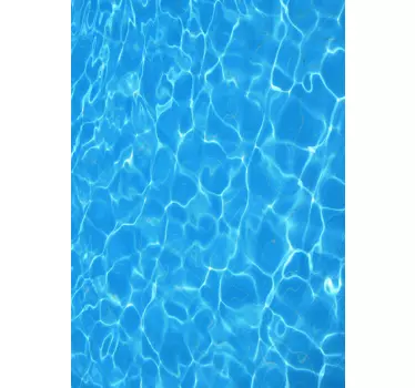 sticker decoratie water textuur - TenStickers