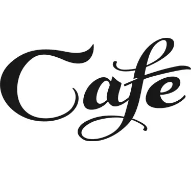 Deursticker café - TenStickers