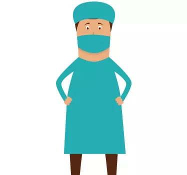 Sticker dokter operatie - TenStickers