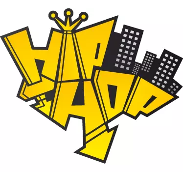 Sticker hiphop - TenStickers