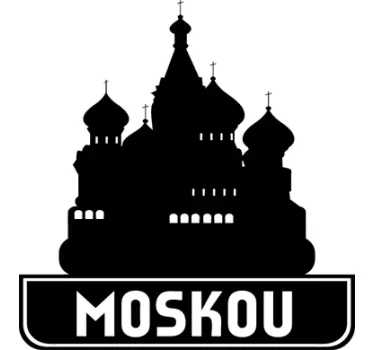 Sticker kathedraal Moskou - TenStickers