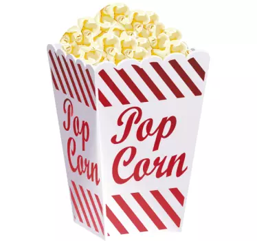 Sticker keuken cinema pop corn - TenStickers