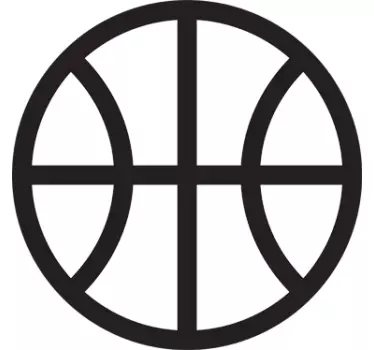 Sticker kind basketbal simpel - TenStickers