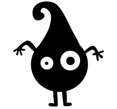 Sticker kinderen Monster ogen - TenStickers