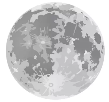 Sticker kinderen volle maan - TenStickers