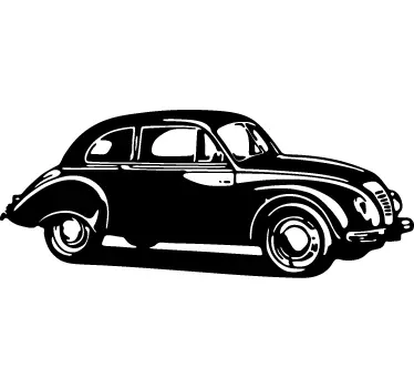Sticker klassieke auto - TenStickers