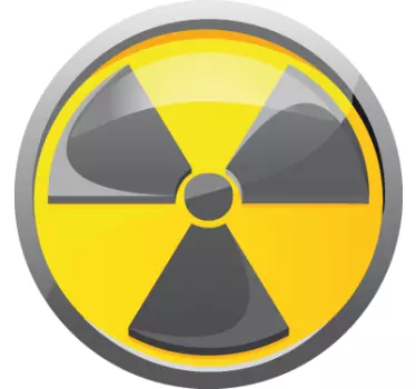 Sticker logo radioactief - TenStickers